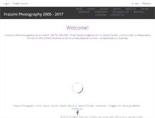 Tablet Screenshot of frazziniphotography.com